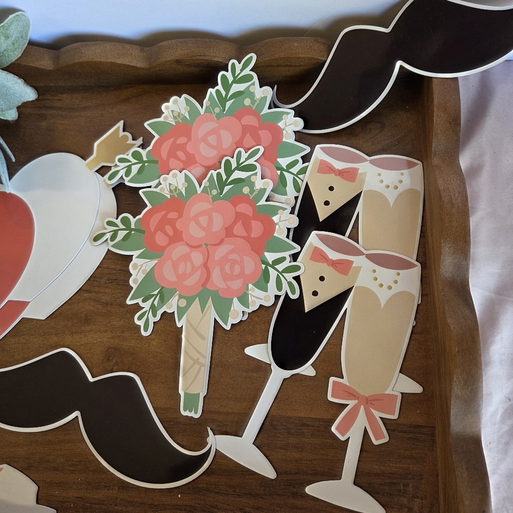 Just Married Car Magnets Bundle Of 12 - Picture 4 of 7